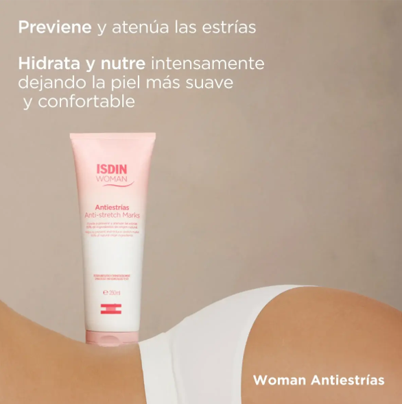 Isdin Woman Antiestrías Tubo X 250ml - Image 3