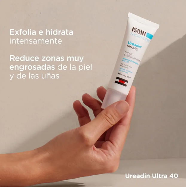 Isdin Hydration Ureadin Ultra 40 Gel Oil Exfoliación Intensa Tubo X 30ml - Image 3