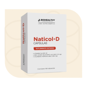 Biohealthy Naticol + D Sumplemento x 100 Cápsulas